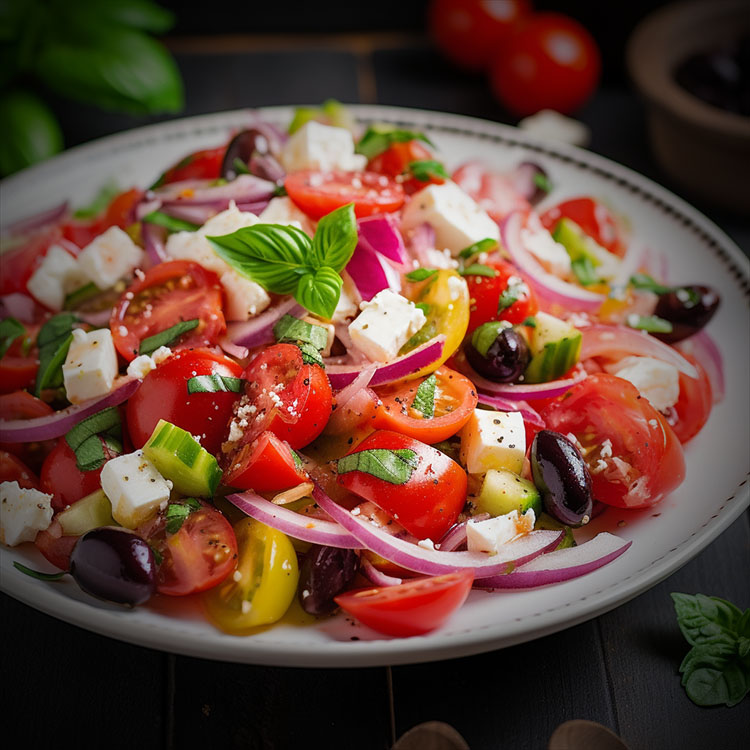 Griechischer Tomatensalat